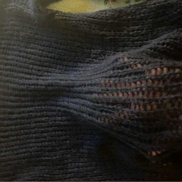 Brandy Melville dark blue sweater - knit sheer sweater size small - Picture 2 of 3